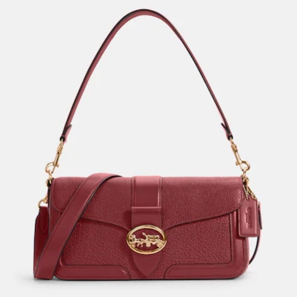 🧡🔥cherry Georgie Shoulder Bag NWT week end, young  and party outfit - Picture 2 of 7